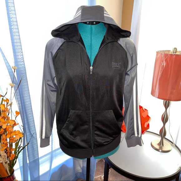 Everlast | Boys Gray & Black Track Jacket - Picture 1 of 7